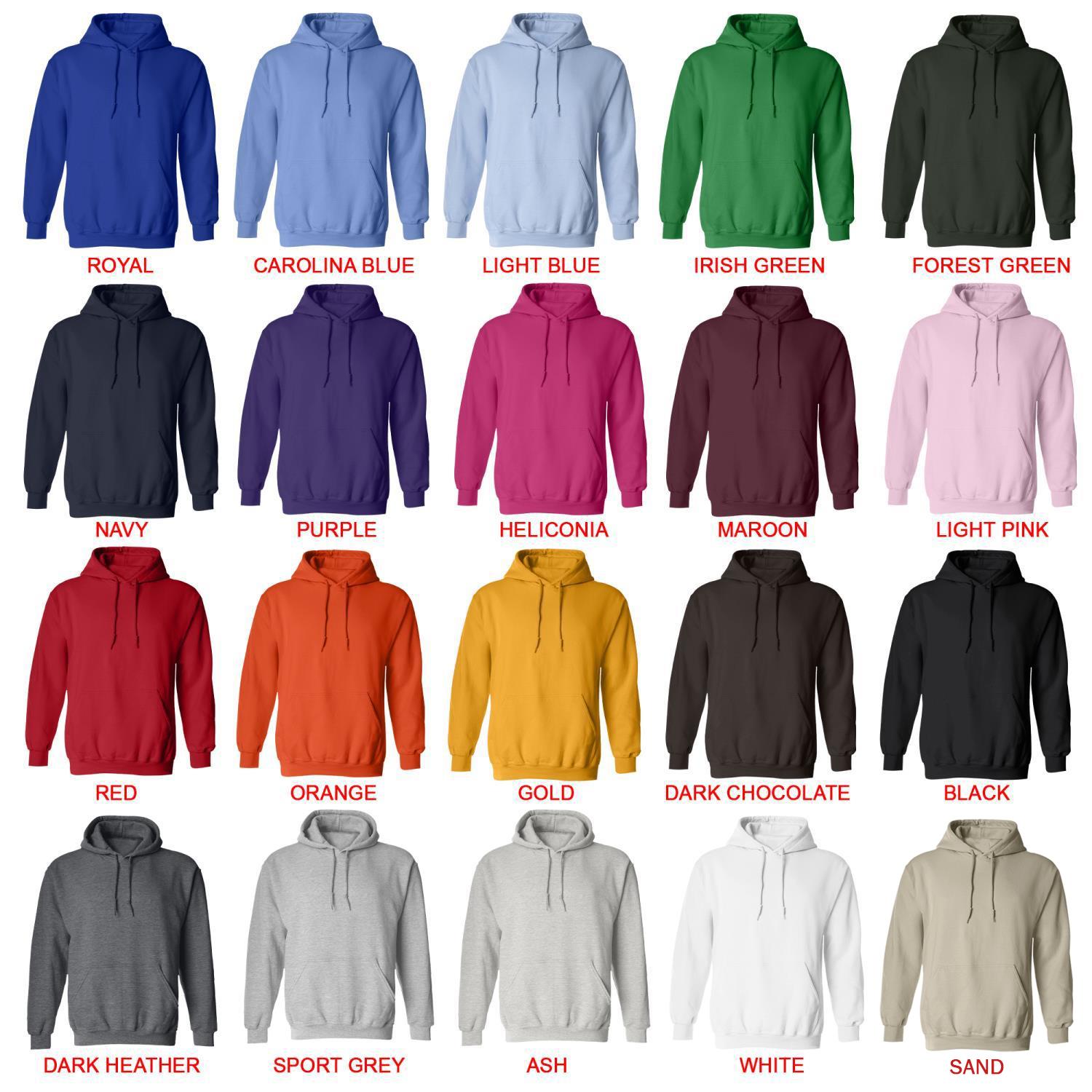 hoodie color chart - Nurse Gift Shop UK