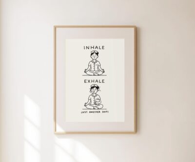 Nurse Funny Healthcare Office Graduation Wall Art