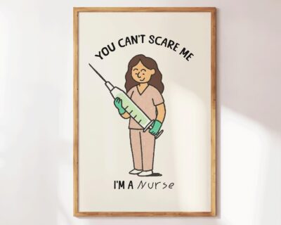 Nurse Funny Medical Appreciation Poster Wall Art