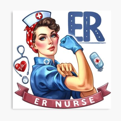 Er Nurse Medical Care Design Poster