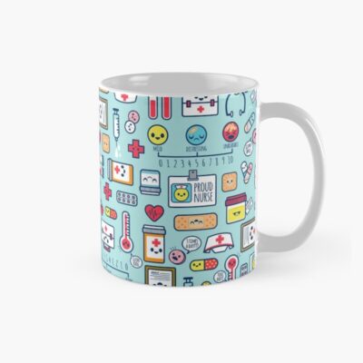 Proud To Be A Nurse Pattern Mug