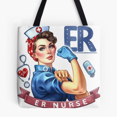 Er Nurse Medical Care Design Tote Bag